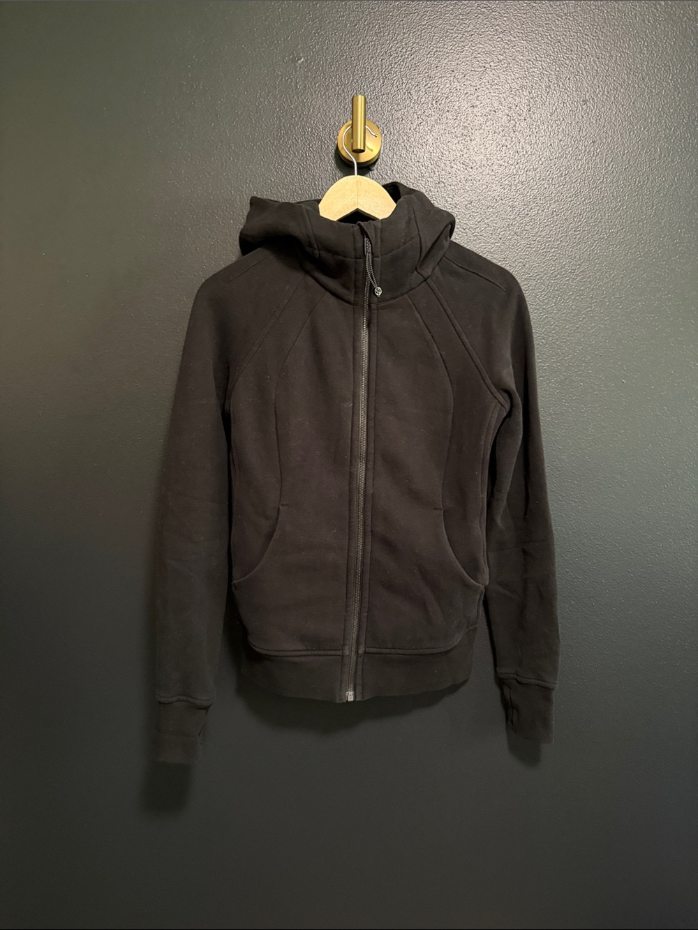 LULULEMON Scuba Full-Zip Hoodie Jacket Black Size 6